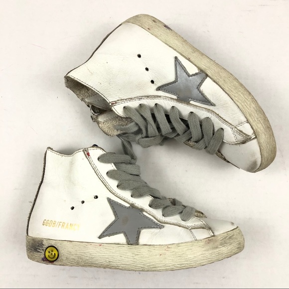Golden Goose Other - Golden Goose Kids Francy High Top Star Sneakers 11